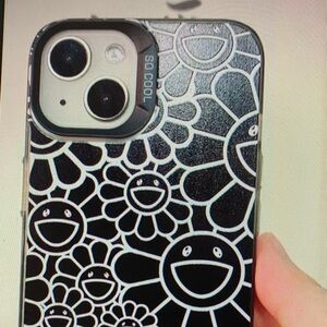 Case-Mate Black and White Floral Phone Case